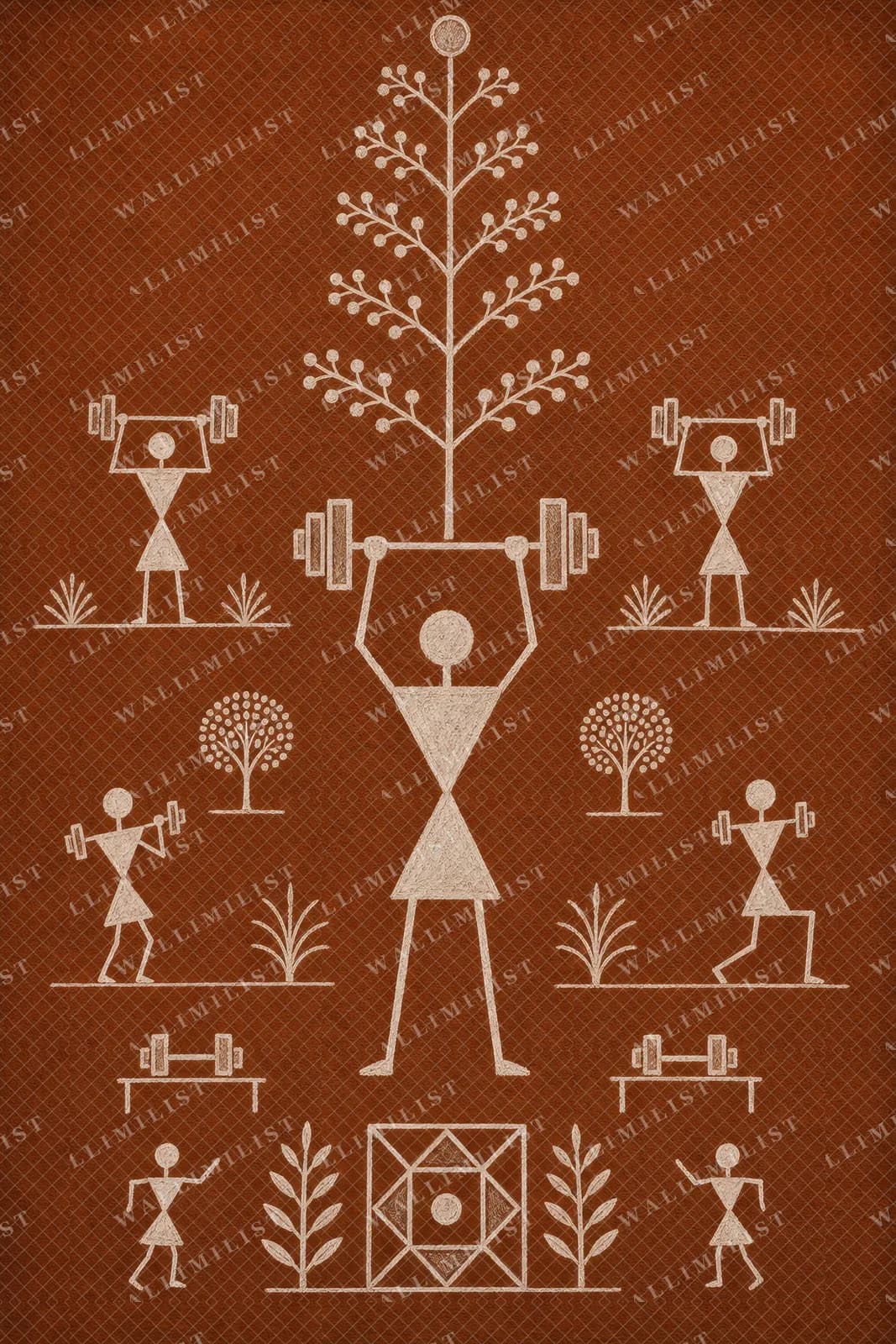 Actual watermarked print of Gym Dumbbell Fusion