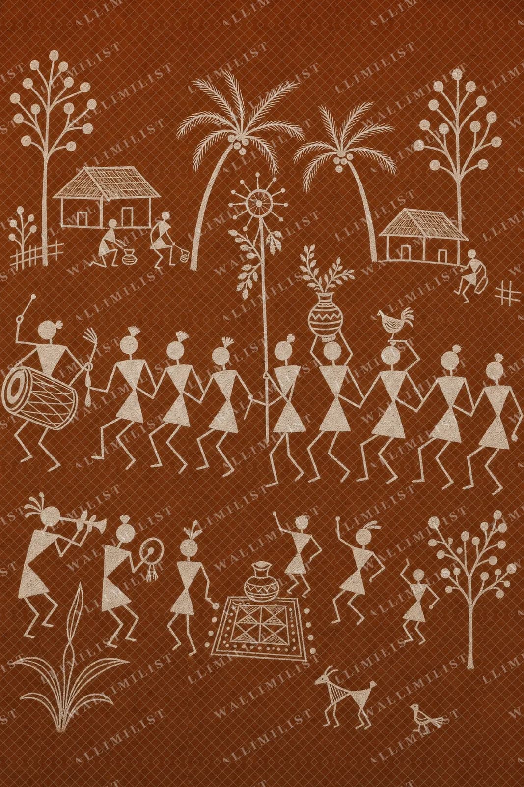 Actual watermarked print of New Year Fete