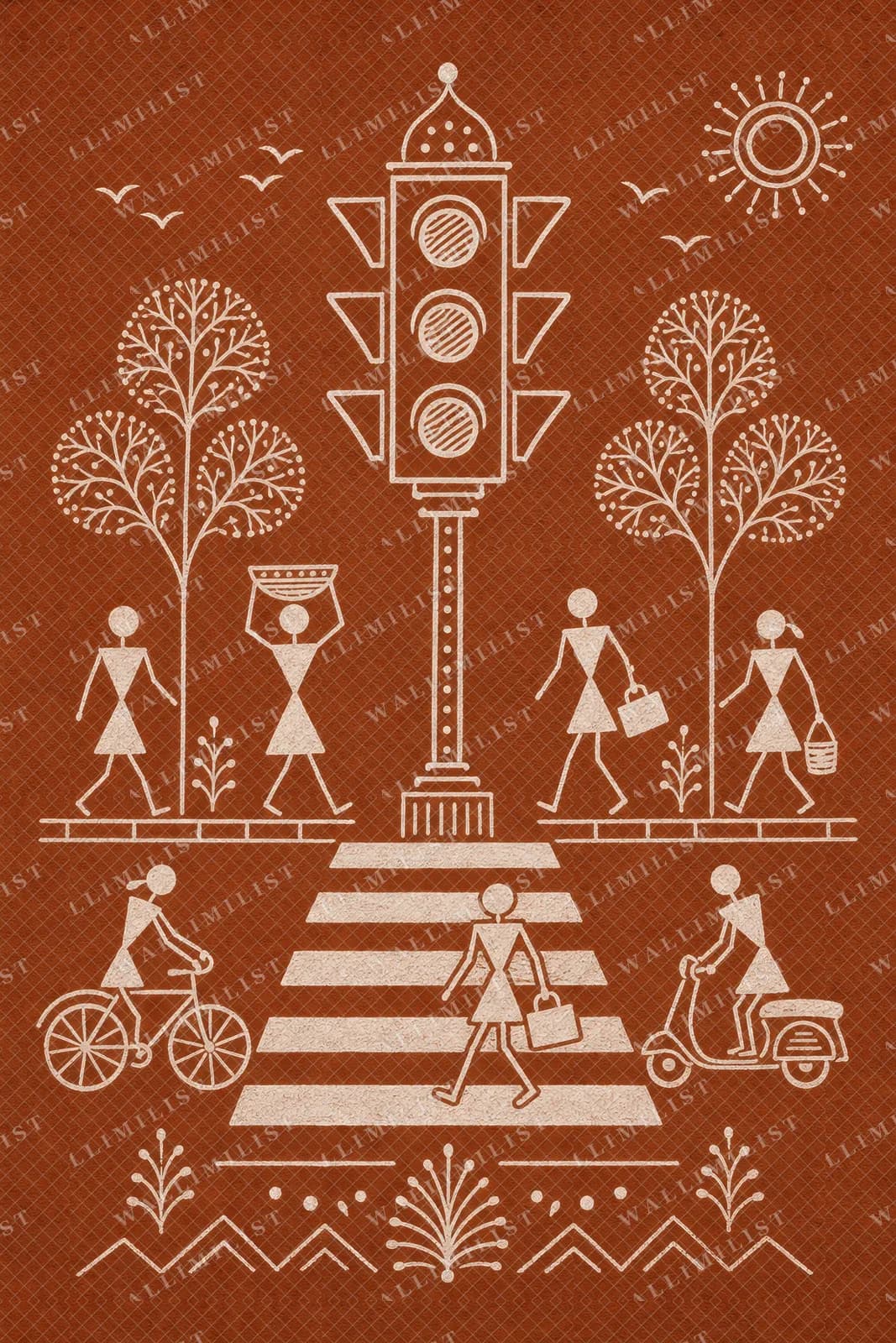Actual watermarked print of Traffic Signal