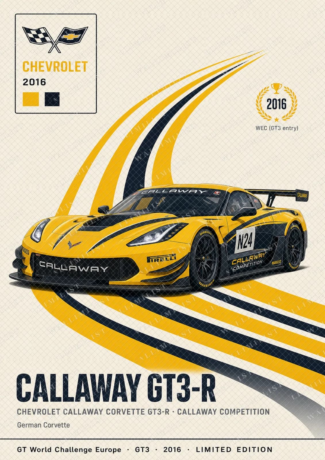 Actual watermarked print of Callaway GT3-R