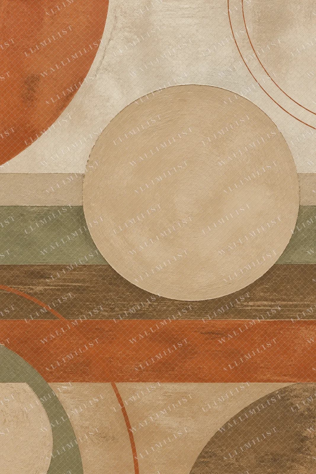 Actual watermarked print of Unfired Ceramic Circle