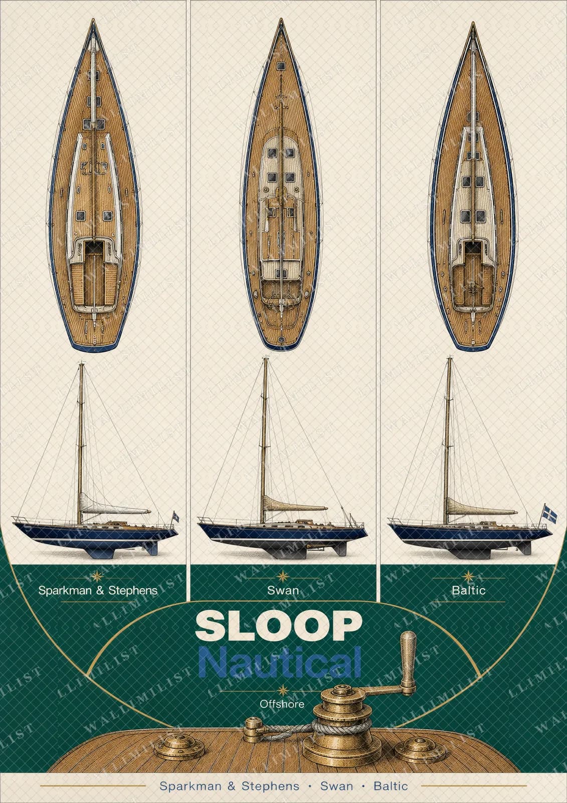 Actual watermarked print of Sloop